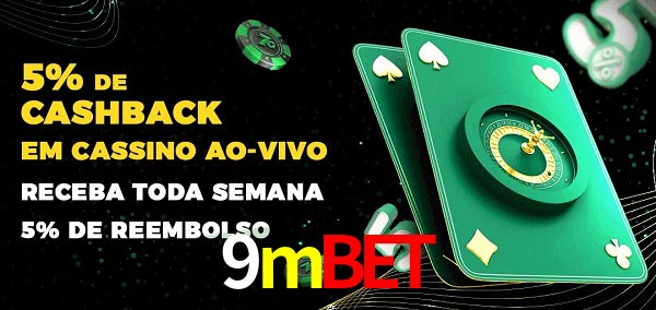 Promoções do cassino ao Vivo 9mbet
